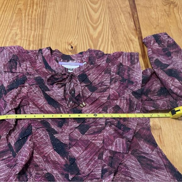 CHUFY Forever Patagonia Collection Eva Blouse Garnet Rose Women’s SIZE SMALL - Picture 9 of 12